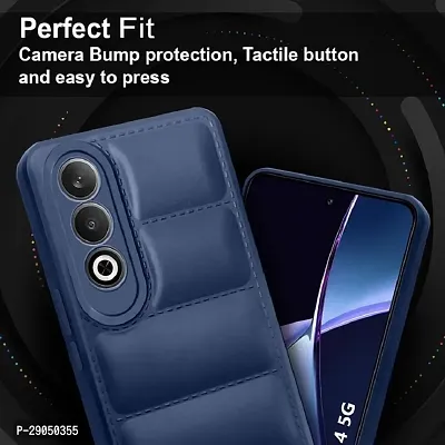 Fastship Puff Case Soft Silicon Flexible Rubber Case Back Cover for OnePlus Nord CE4 5G - Navy Blue-thumb5