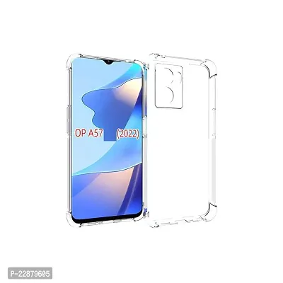 Fastship Rubber Silicone Back Cover for Oppo A 57e  Transparent-thumb2