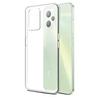 Fastship Rubber Back Cover for Realme RMX3516  Narzo 50A Prime  Transparent-thumb1