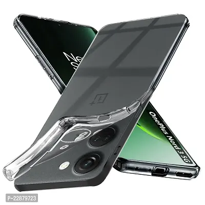 Fastship New Rubber Silicone Back Cover for OnePlus Nord 3 5G  Transparent-thumb2