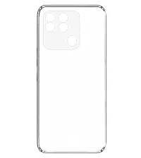 Fastship Cover Transparent Rubber Back Cover for REDMI 10 A  Transparent-thumb1