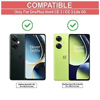 Fastship Cover Case Rubber Silicone Back Cover for OnePlus Nord CE 3 Lite 5G  Transparent-thumb1