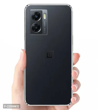 Fastship Rubber Silicone Back Cover for OnePlus Nord N20 SE  Transparent-thumb2