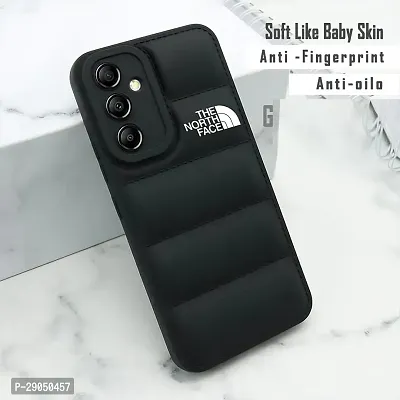 Fastship Matte Soft Case | Liquid Silicon Puff Case Back Cover for SAMSUNG A55 5G - SM-A556E - Black-thumb5