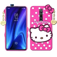 Fastship Case Silicone Soft Hello Kitty with Pendant Case Proper fit Back Cove for Redmi K20 Pro  Pink-thumb1