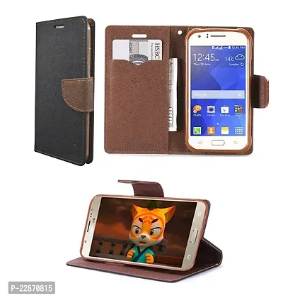 Coverage Xiaomi Mi A3 Flip Cover  Canvas Cloth Durable Long Life Pockets  Stand Wallet Stylish Mercury Magnetic Closure Book Cover Flip Case for Xiaomi Mi A3  Black Brown