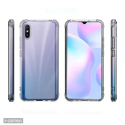 Fastship Rubber Back Cover for REDMI 9i Sport  9A  9i  Transparent