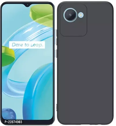 Coverage TPU Back Case Cover for Realme RMX3581  C30  Venom Black