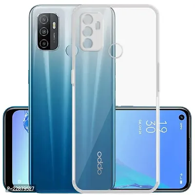 Fastship Silicone Case Back Cover for Oppo A53 4G  Transparent-thumb0