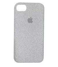 Fastship Shockproof Fabric Phone Cases Cloth Distressed Hard Compatible for Apple i Phone 8  Grey-thumb1