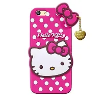 Fastship case Silicone Soft Hello Cat Kitty with Pendant Case Proper fit Back Cover for Oppo A71  Pink-thumb1