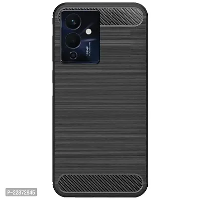 Fastship Silicone Hybrid Rubber Case Back Cover for Infinix Note 12 Pro 5G  Black-thumb2