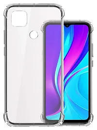 Fastship Silicone Back Cover for Redmi 9 Activ Redmi 9  Redmi 9c Transparent-thumb1