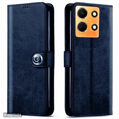 Fastship Cases Leather Finish Flip Cover for OnePlus Nord3 5G  Inside Back TPU  Stand  Wallet Button Magnetic Closure for OnePlus Nord 3 5G  Navy Blue-thumb2