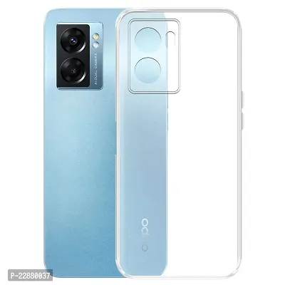 Coverage Transparent Rubber Case Back Cover for Oppo CPH2385  Oppo A77 4G  Transparent-thumb0