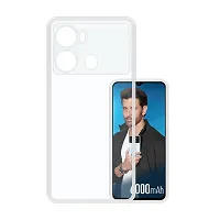 Fastship Cases Rubber Back Cover for ITEL P662L  Itel P40 6 6 Inch  Transparent-thumb1