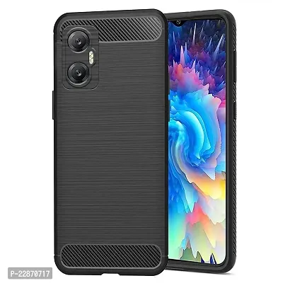 Fastship Cases Silicone Rubber Hybrid Case Case Back Cover for Infinix X666  HOT 20 5G  Black-thumb0