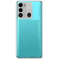 Fastship Silicone Case Back Cover for Tecno Spark 8C  Transparent-thumb1