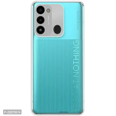 Fastship Silicone Case Back Cover for Tecno Spark 9  Transparent-thumb2