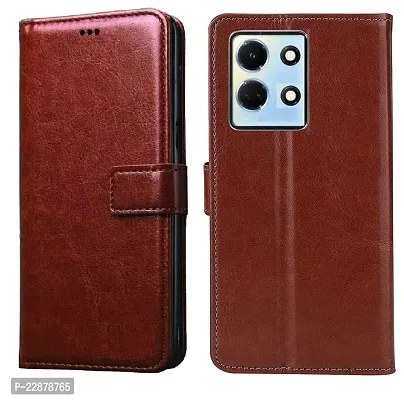 Fastship New Vintage Magnatic Closer Leather Flip Cover for OnePlus Nord3 5G  Executive Brown-thumb2