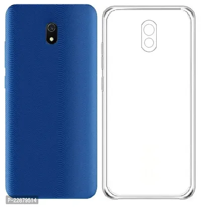 Fastship Rubber Back Cover for Itel A23 2019 Model  Transparent