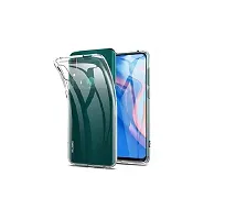 Fastship Rubber Back Cover for Honor 9X  STK L22  Transparent-thumb1