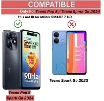 Fastship Genuine Leather Finish Combo 2 Flip Cover for TECNO lrm;BG6 / Spark Go 2024 | Wallet Stylish Button Magnetic for TECNO Spark Go 2024 - Brown / Blue-thumb3