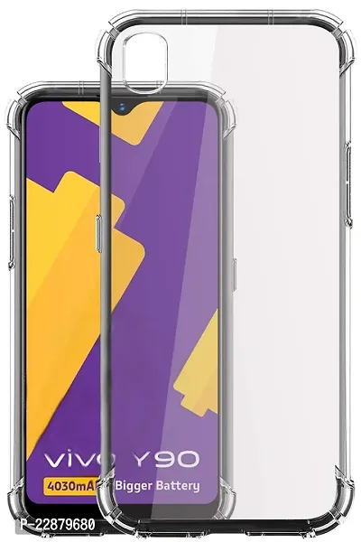 Fastship Back Cover for Vivo Y90 1908 Vivo Y91i  1820  Transparent-thumb0