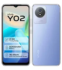 Fastship Rubber Back Cover for Vivo V2217  Y02  Transparent-thumb1