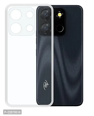 Fastship Cases Rubber Back Cover for itel A662L  itel A60  A60s  Transparent