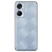 Fastship Rubber Silicone Back Cover for Tecno Pop 6 Pro  Transparent-thumb1