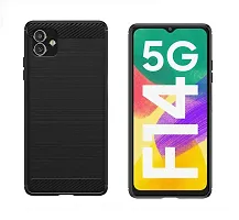 Fastship Silicone Hybrid Rubber Case Back Cover for Samsung Galaxy F14 5G  Black-thumb1