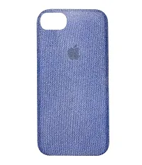 Fastship Shockproof Fabric Phone Cases Cloth Distressed Hard Compatible for Apple i Phone 8  Blue-thumb1