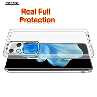 Fastship soft Rubber silicone Clear Back Cover for Vivo V30 Pro 5G - Transparent-thumb4