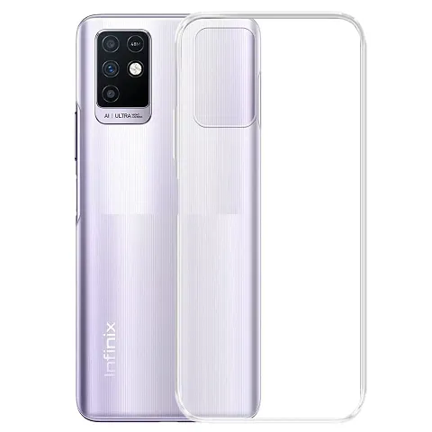 OO LALA JI Crystal Clear for Infinix Note 10 Back Cover Transparent