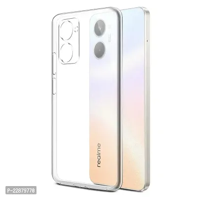 Fastship New Rubber Silicone Back Cover for Realme 10 4G  Transparent-thumb2