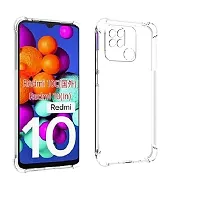 Fastship Cover Silicone Back Cover for REDMI 10A 2022  Transparent-thumb1