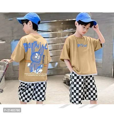 Boys Oversize Tshirt And Short Set (Pack of 1)