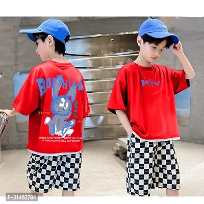 Boys Oversize Tshirt And Short Set (Pack of 1)