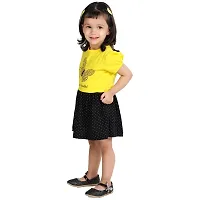 Kids Girls/Baby Girls Stylish Cotton Yellow Beautiful Dress/Frock (Pack of 1)hellip;-thumb2