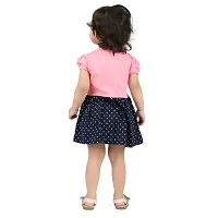 Kids Girls/Baby Girls Stylish Cotton Pink Beautiful Dress/Frock (Pack of 1)hellip;-thumb1