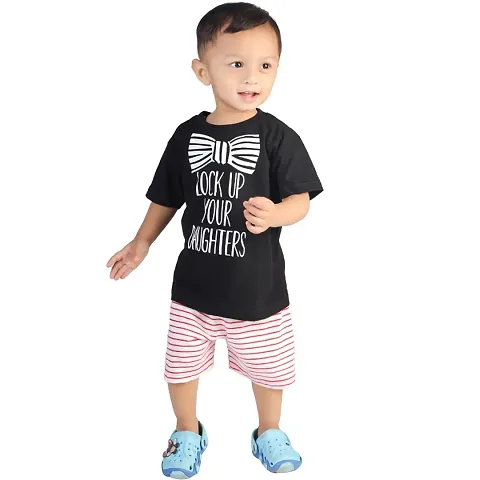 Boys Cotton T shirt With Shorts