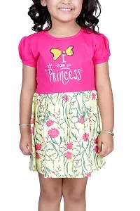 Billyball Kids Printed Frock (Pack of 1)-thumb3