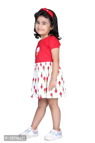 Billyball Kids Printed Frock (Pack of 1)-thumb5