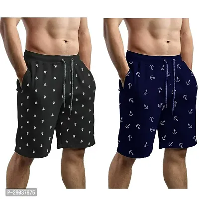 Billyball Printed mens Shorts (Pack of 2)