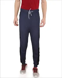 KAFF Mens Side Panel Trendy Jogger with Side Zip Pocket-thumb1