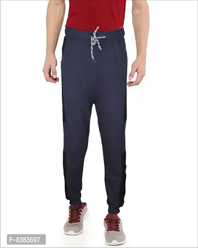 KAFF Mens Side Panel Trendy Jogger with Side Zip Pocket-thumb2