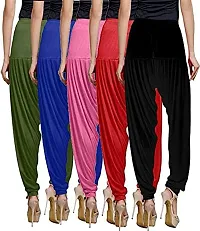 NUN Patiala- 5pcs pack-100% Viscose (Royal,Pink,Red,Black,Green)-thumb1