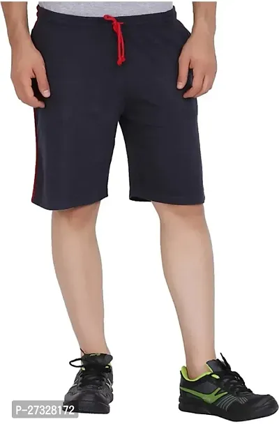 Elegant Cotton Blend Solid Regular Shorts For Men- Pack Of 3-thumb3