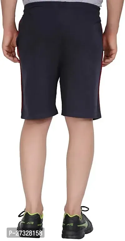 Elegant Cotton Blend Solid Regular Shorts For Men-thumb2